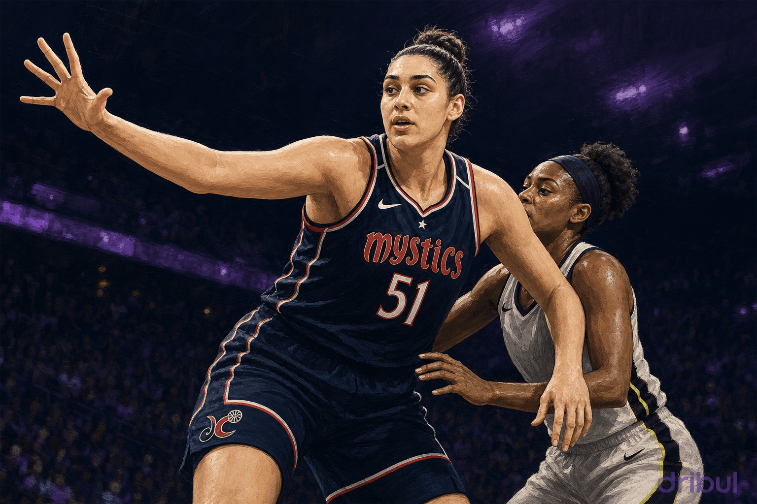 Lauren Betts Is 6'7", Won a National Title, and Just Outplayed Angel Reese in Preseason. Washington Has a Problem on Their Hands — a Good One.