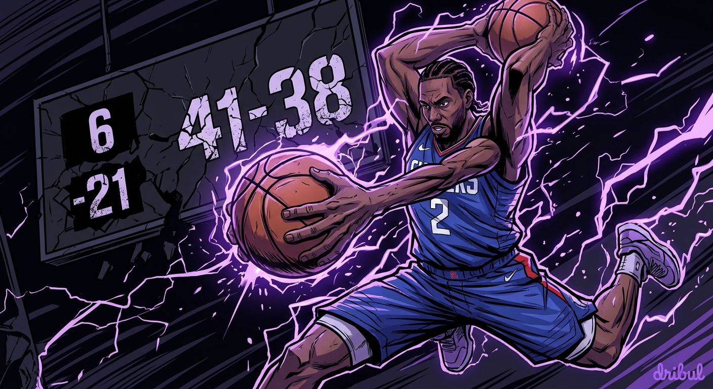 Os Clippers estavam 6-21. Agora eles podem ir para os Playoffs. Ninguém na história da NBA jamais fez isso.